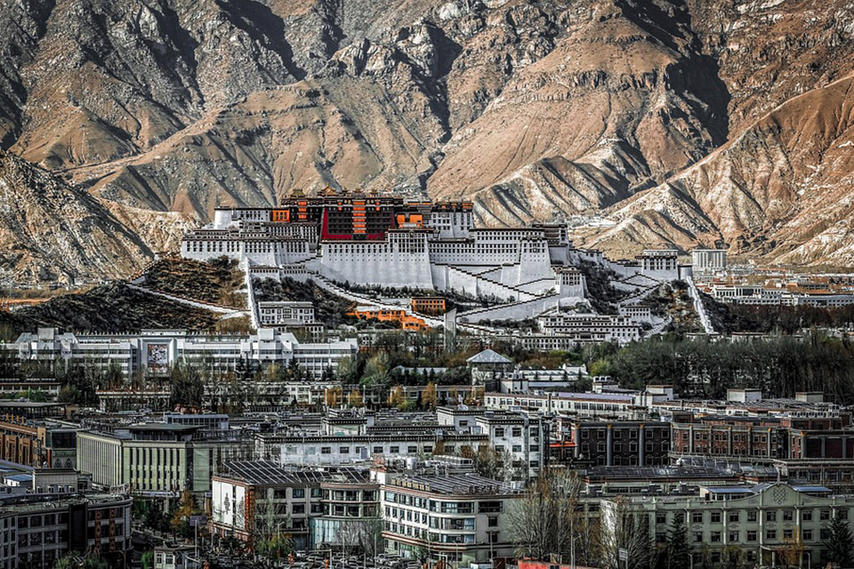 Tibet destination landscape