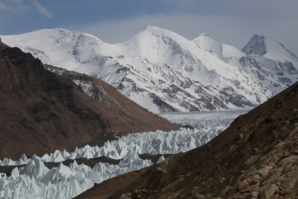 Glacier in Shaksgam Valley