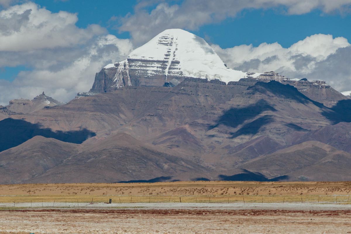 Mount Kailash and its high-altitude landscape